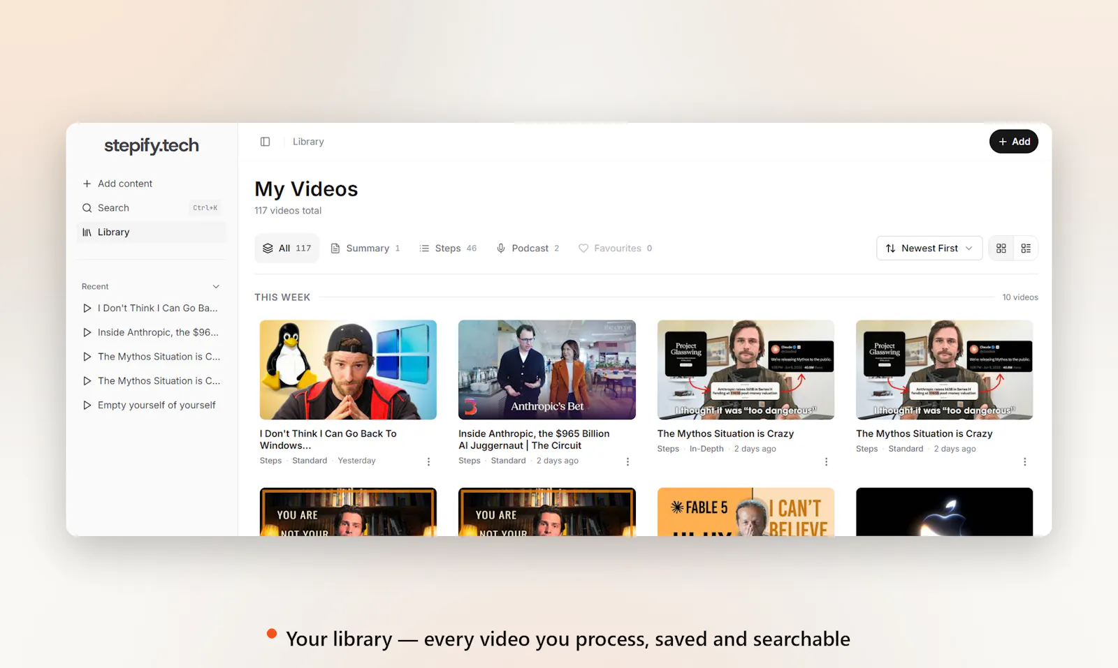 Stepify screenshot 1