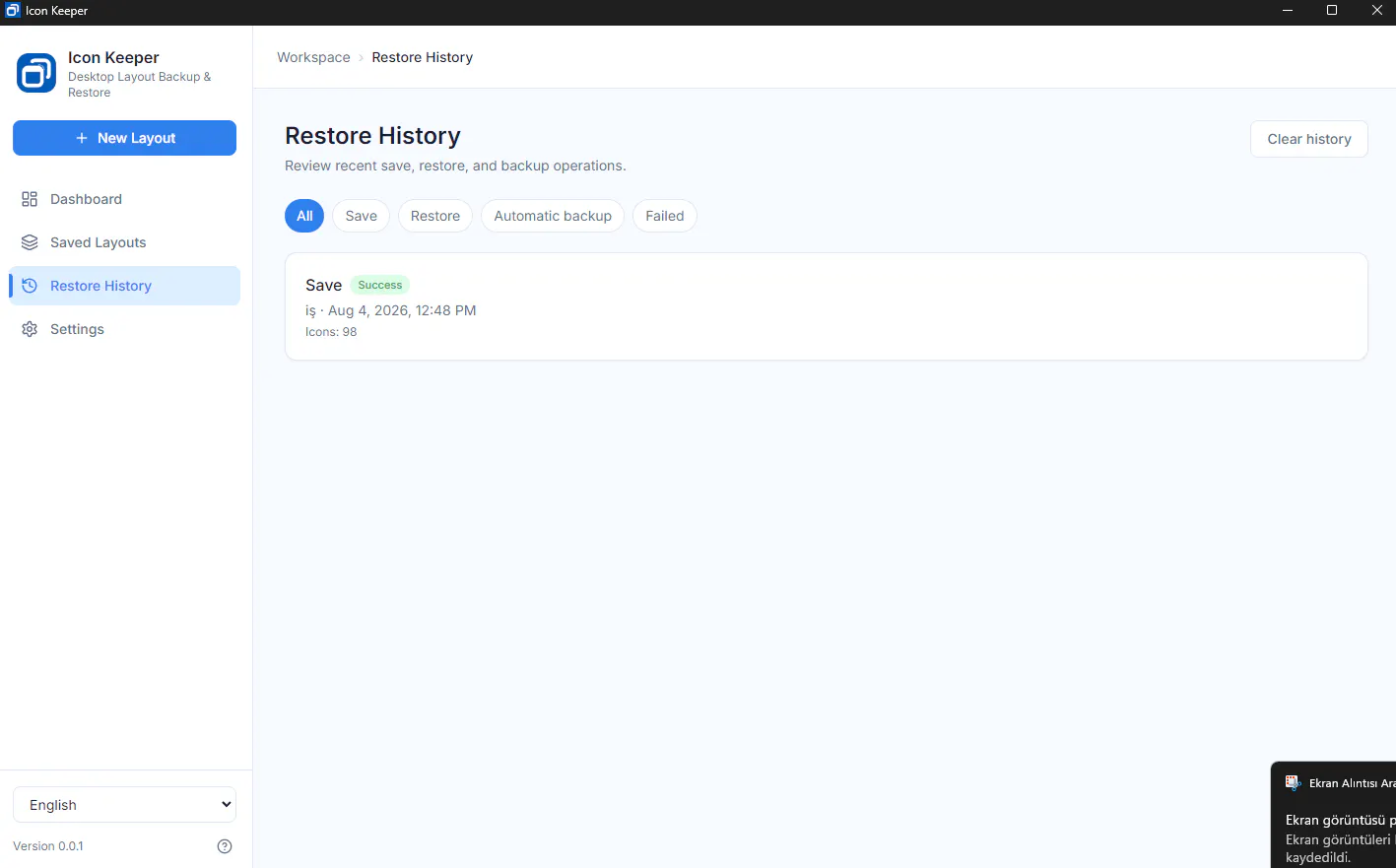 Icon Keeper Desktop Layout Restore gallery image