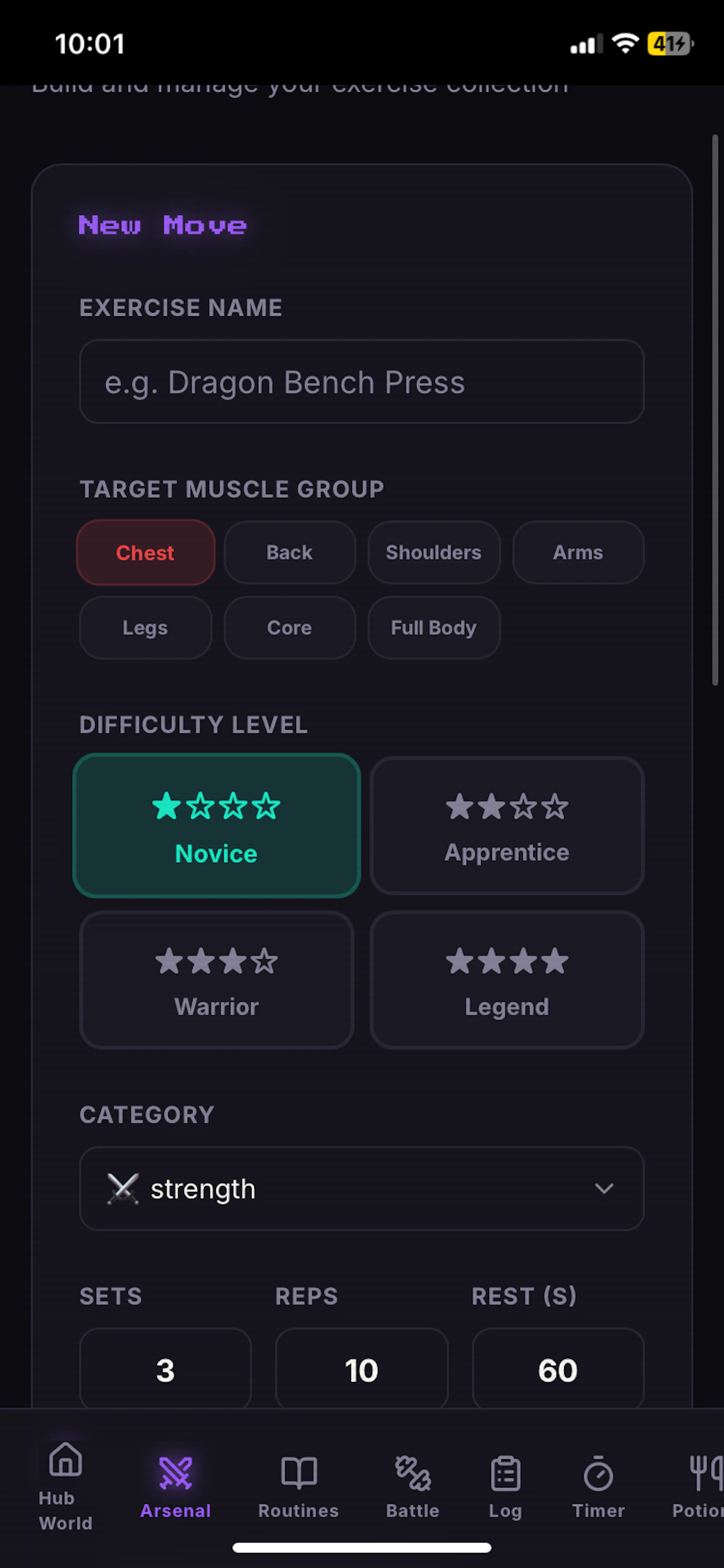 QuestFit screenshot 2