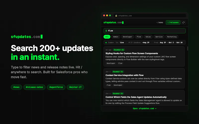 SF Updates screenshot 3