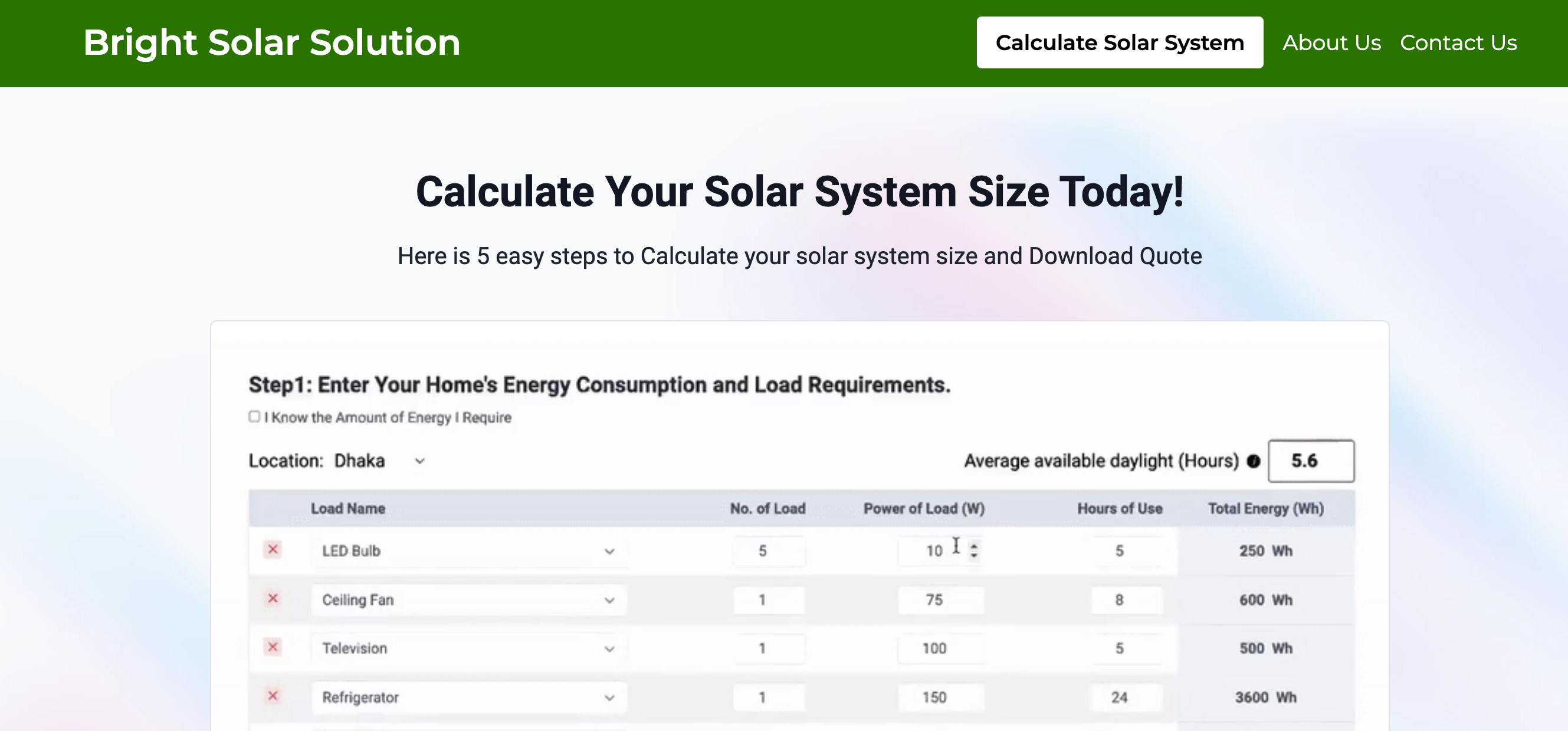 Calculadora do sistema solar media 1
