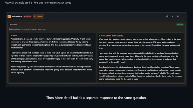 InterviewOS Lab screenshot 1