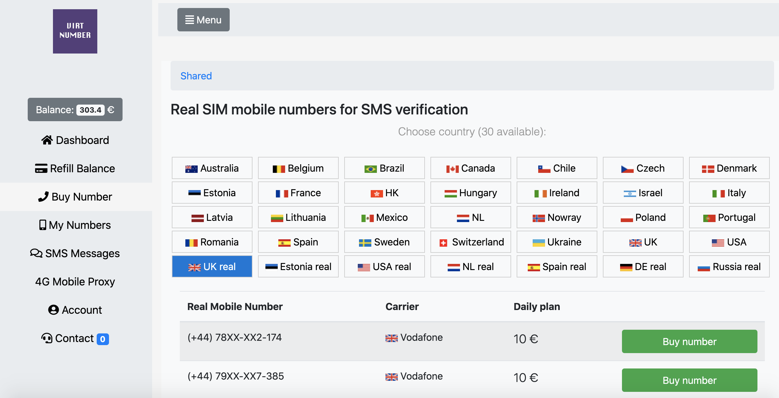 Virtnumber gallery image