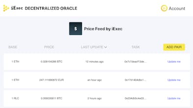 🦄 iExec Decentralized Oracles gallery image