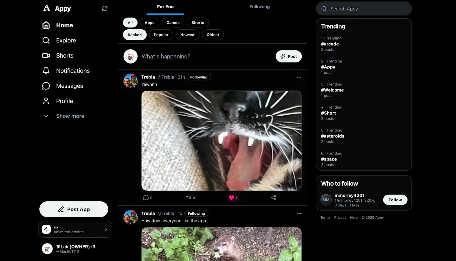 Appy — Post, share, and connect screenshot 7