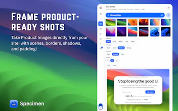 Specimen — Inspect & copy UI gallery image