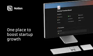 Notion Startup Growth Board gallery image