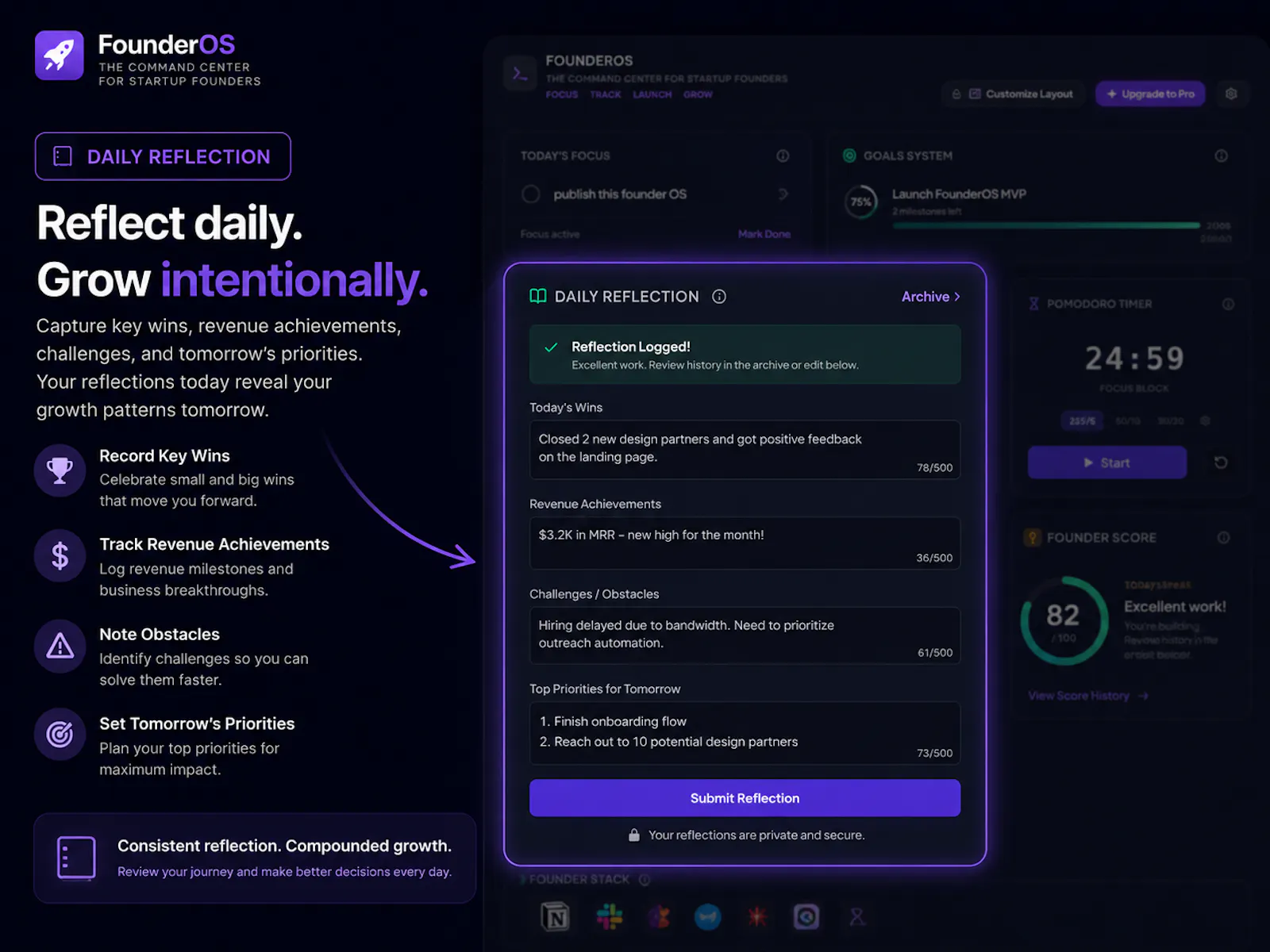FounderOS — Command Center for Founders screenshot 5