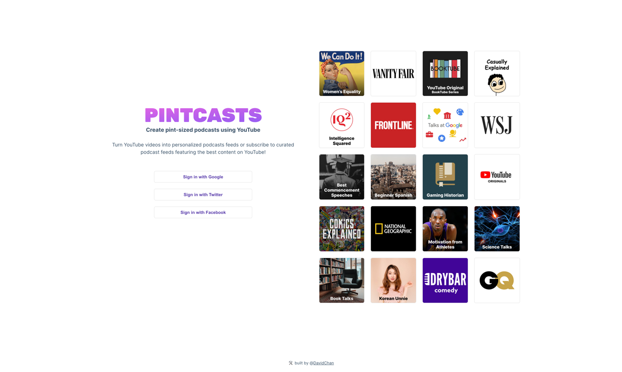 Pintcasts gallery image