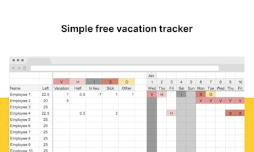 Free vacation tracker for 2020 gallery image