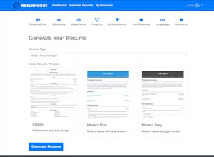 ResumeSet - AI Tailored Resume Builder gallery image