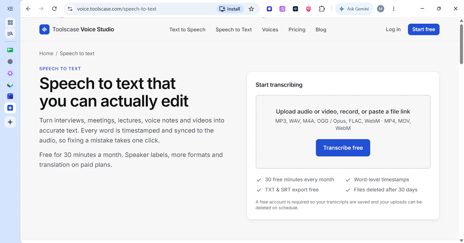 Toolscase Voice Studio screenshot 2