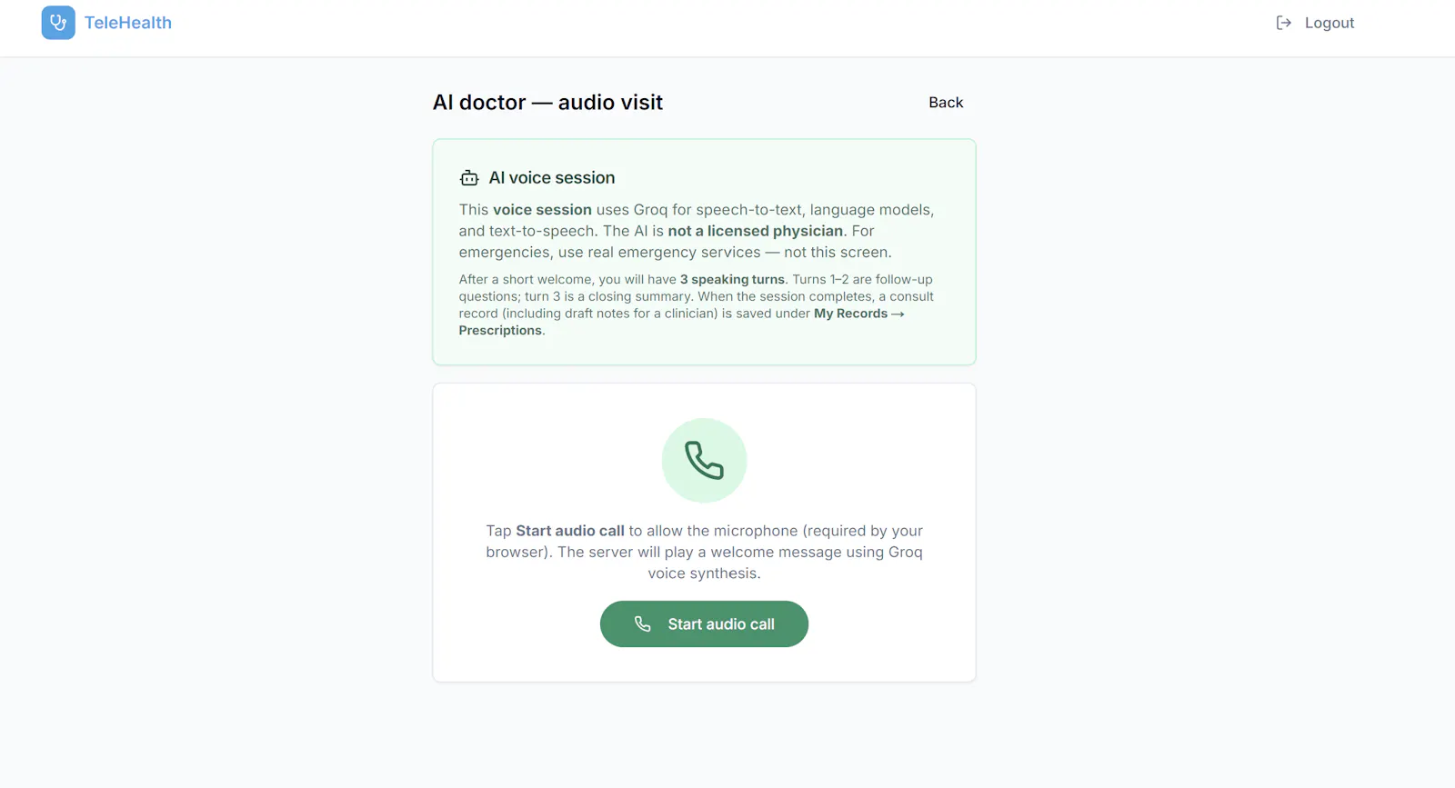 TeleHealth Platform screenshot 3