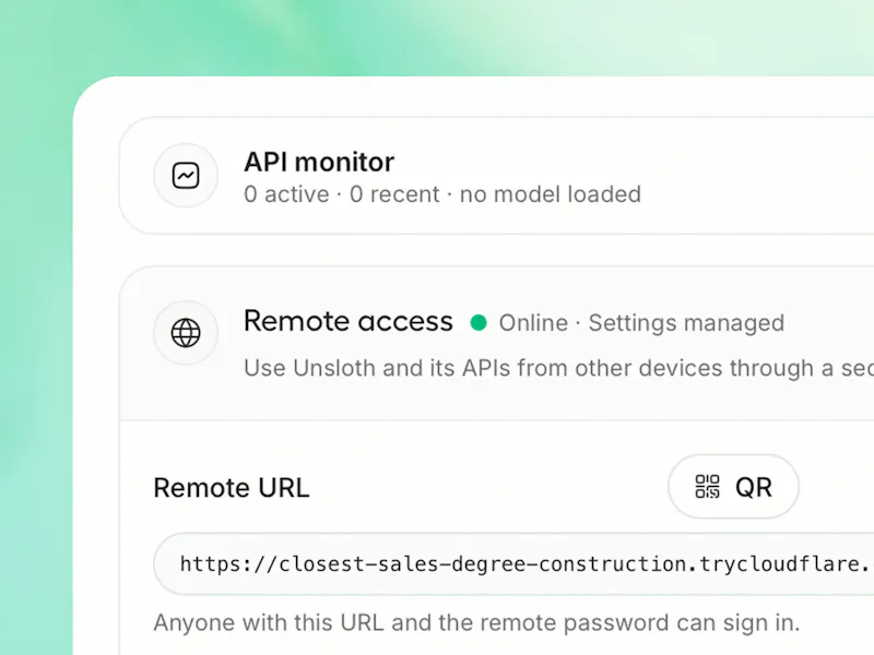 Unsloth Desktop screenshot 3