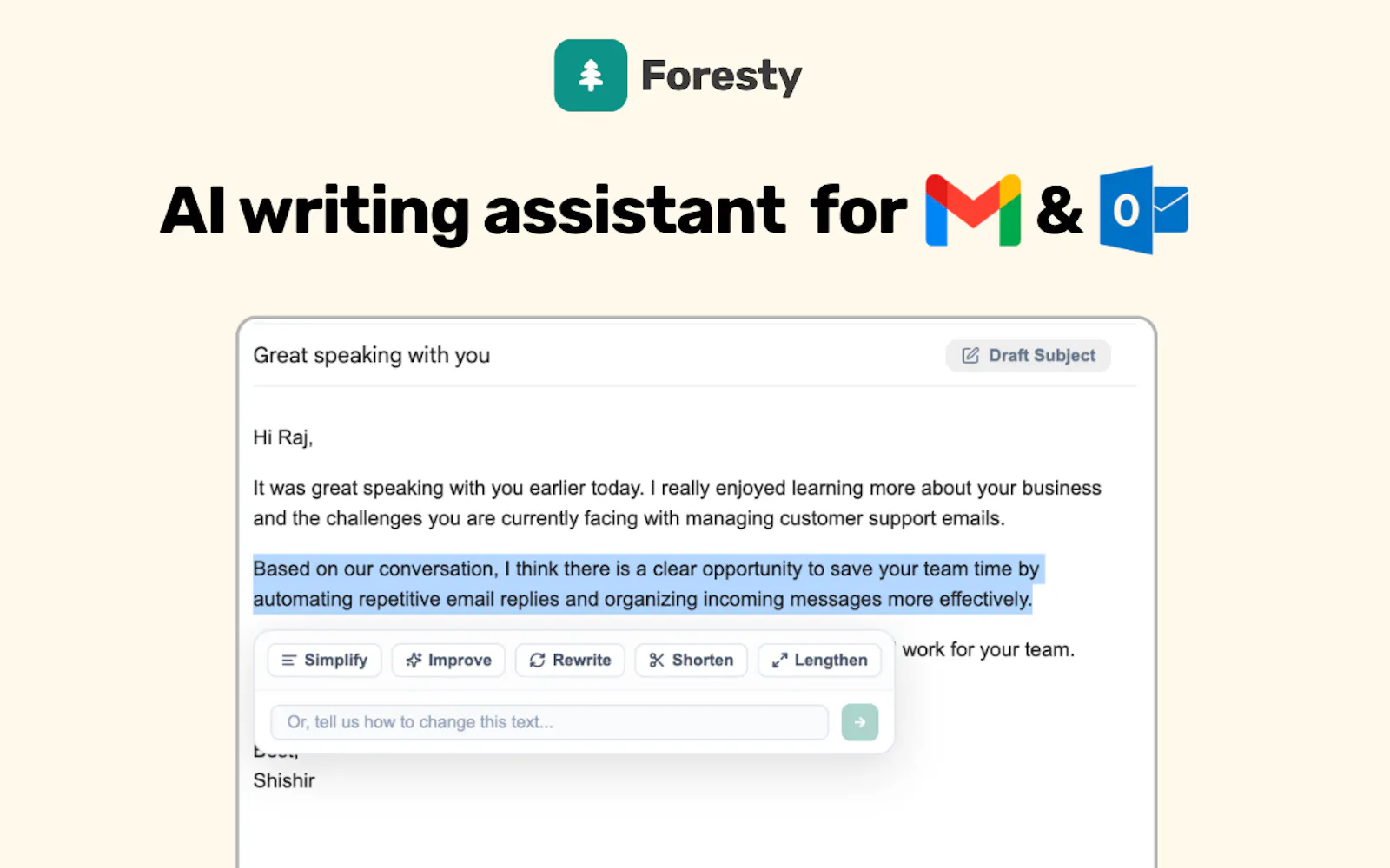 Foresty screenshot 2