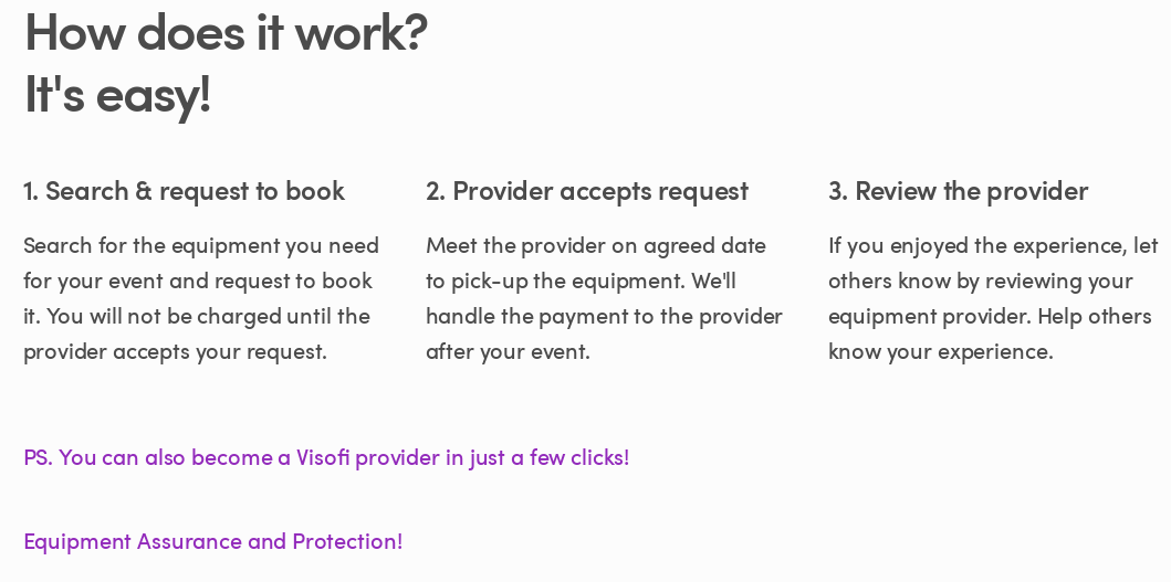 Peer to peer equipment rental marketplace. gallery image