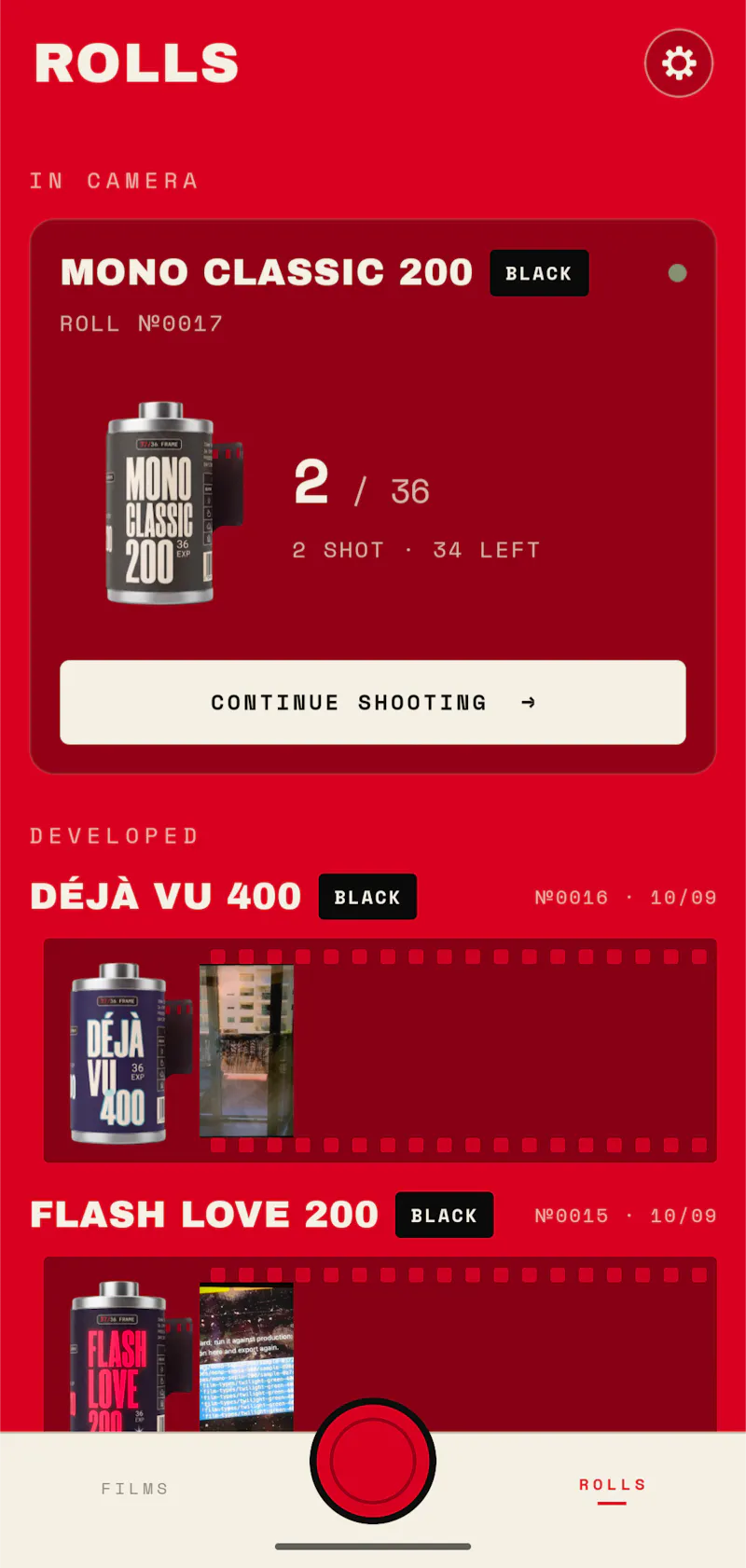 FRAME 37 — film camera for your phone. screenshot 3
