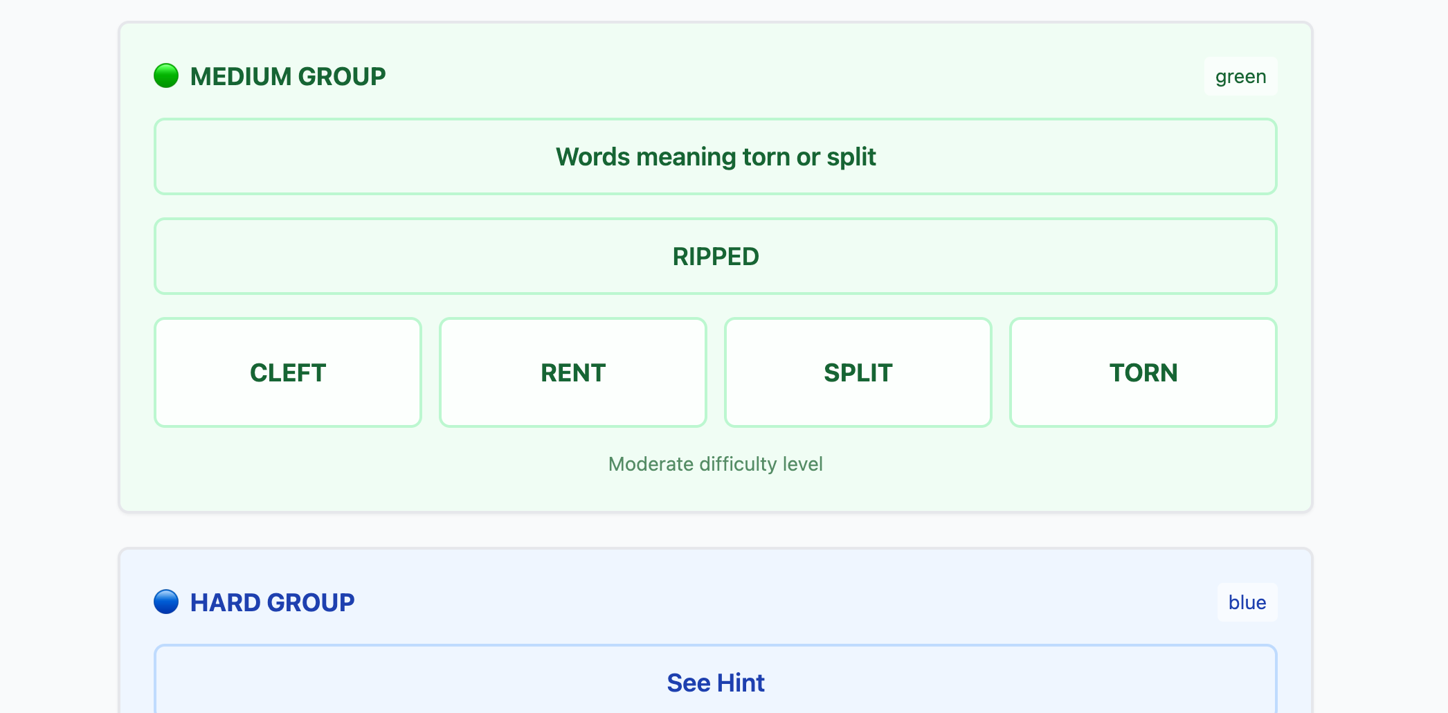 Connections NYT gallery image
