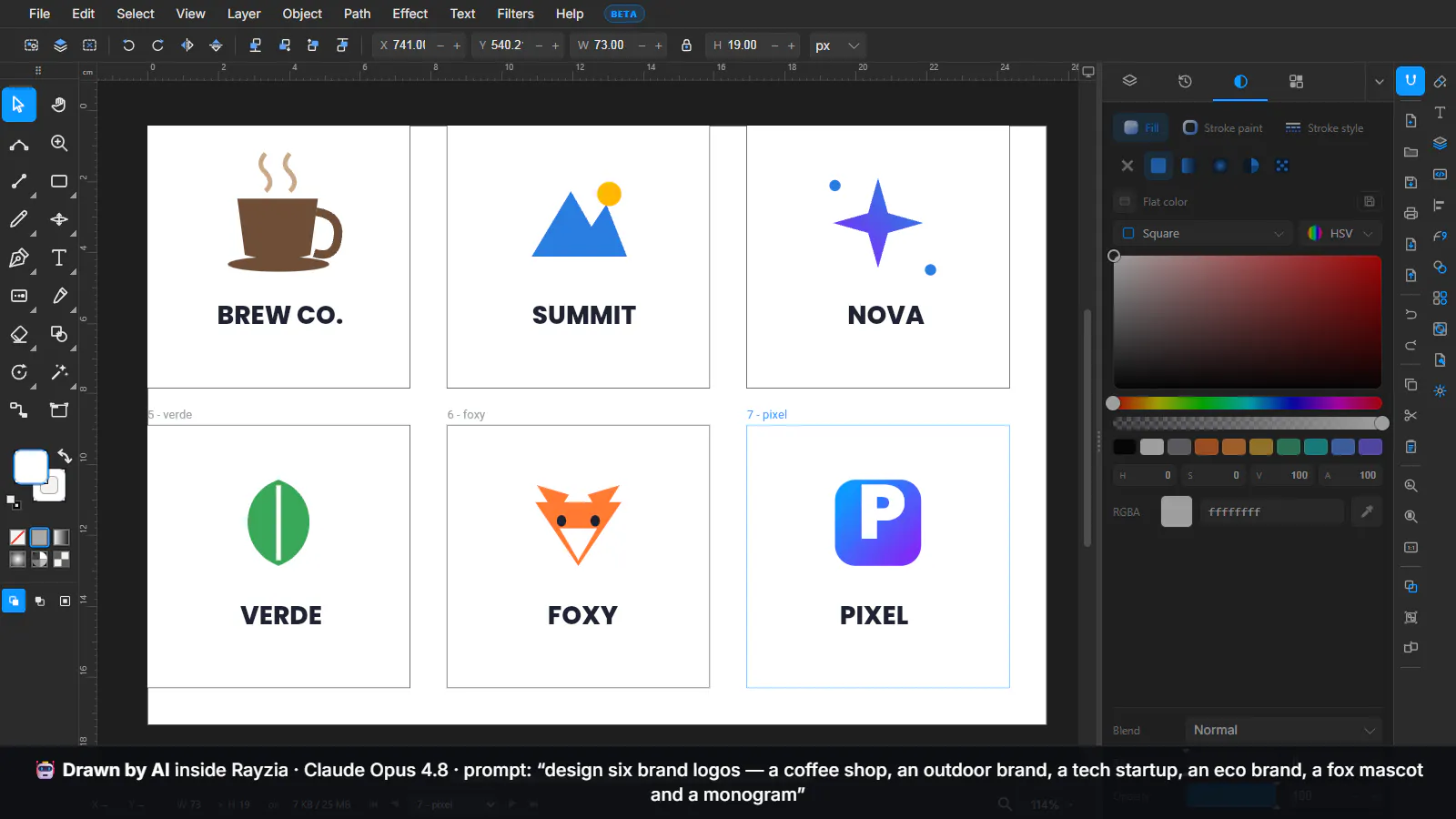 Rayzia AI Agent Vector Editor screenshot 7