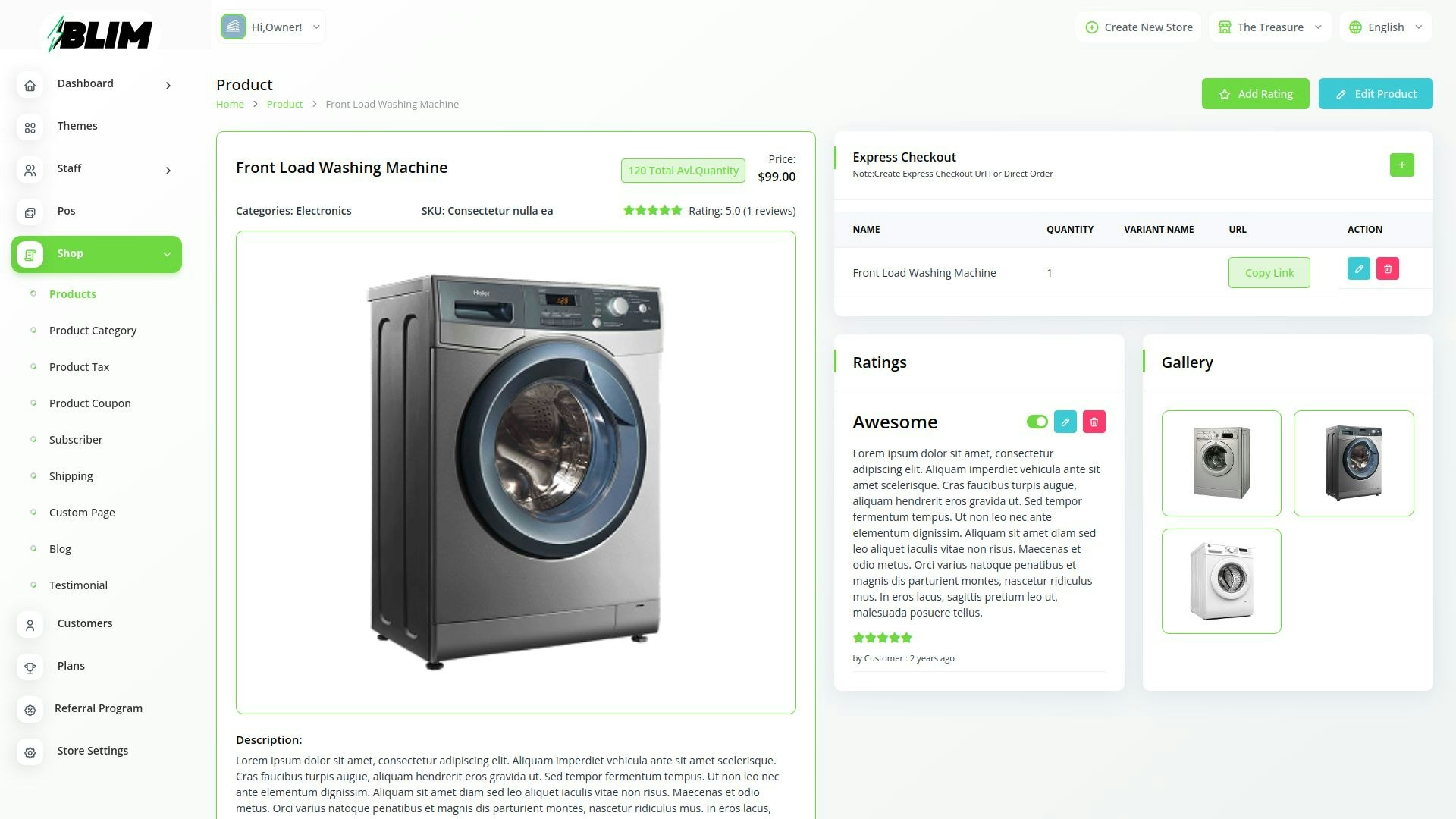 Blim | eCommerce Website Builder with AI - Screenshot 3 preview