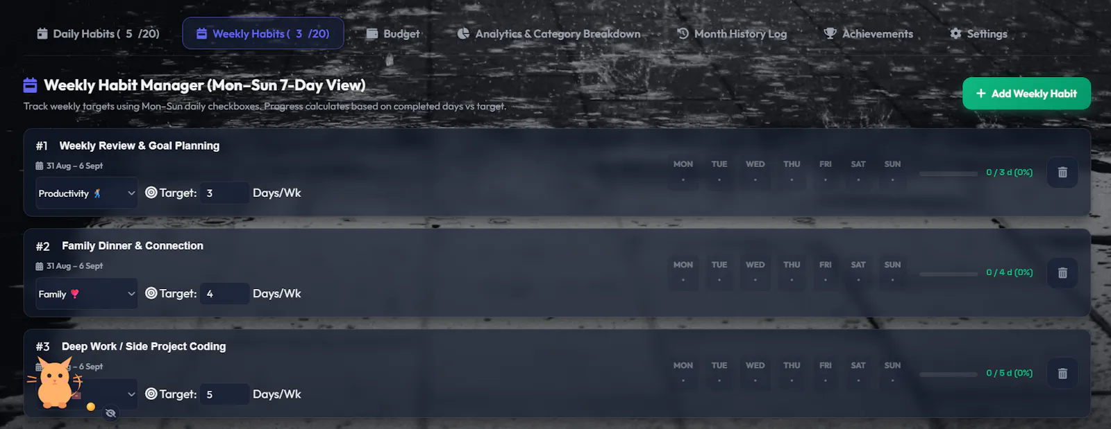 Habit Manager screenshot 2