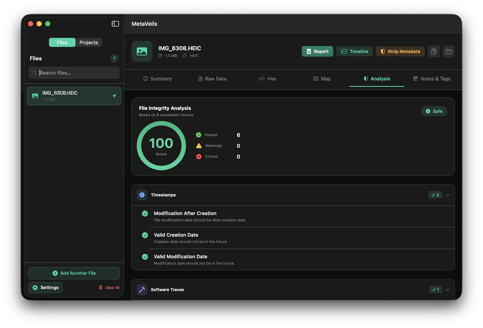 MetaVeils screenshot 3