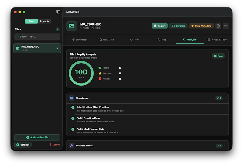 MetaVeils screenshot 3
