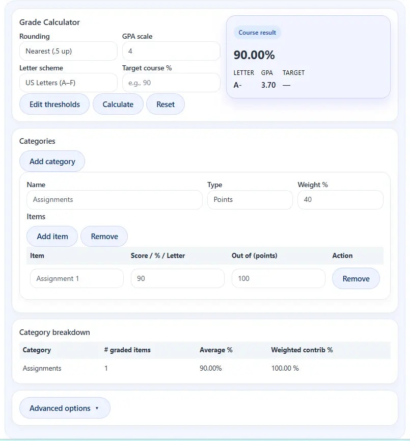 GradeCalculatorTools media 2
