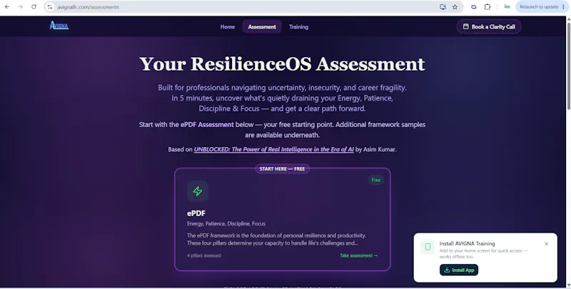 ResilienceOS screenshot 2