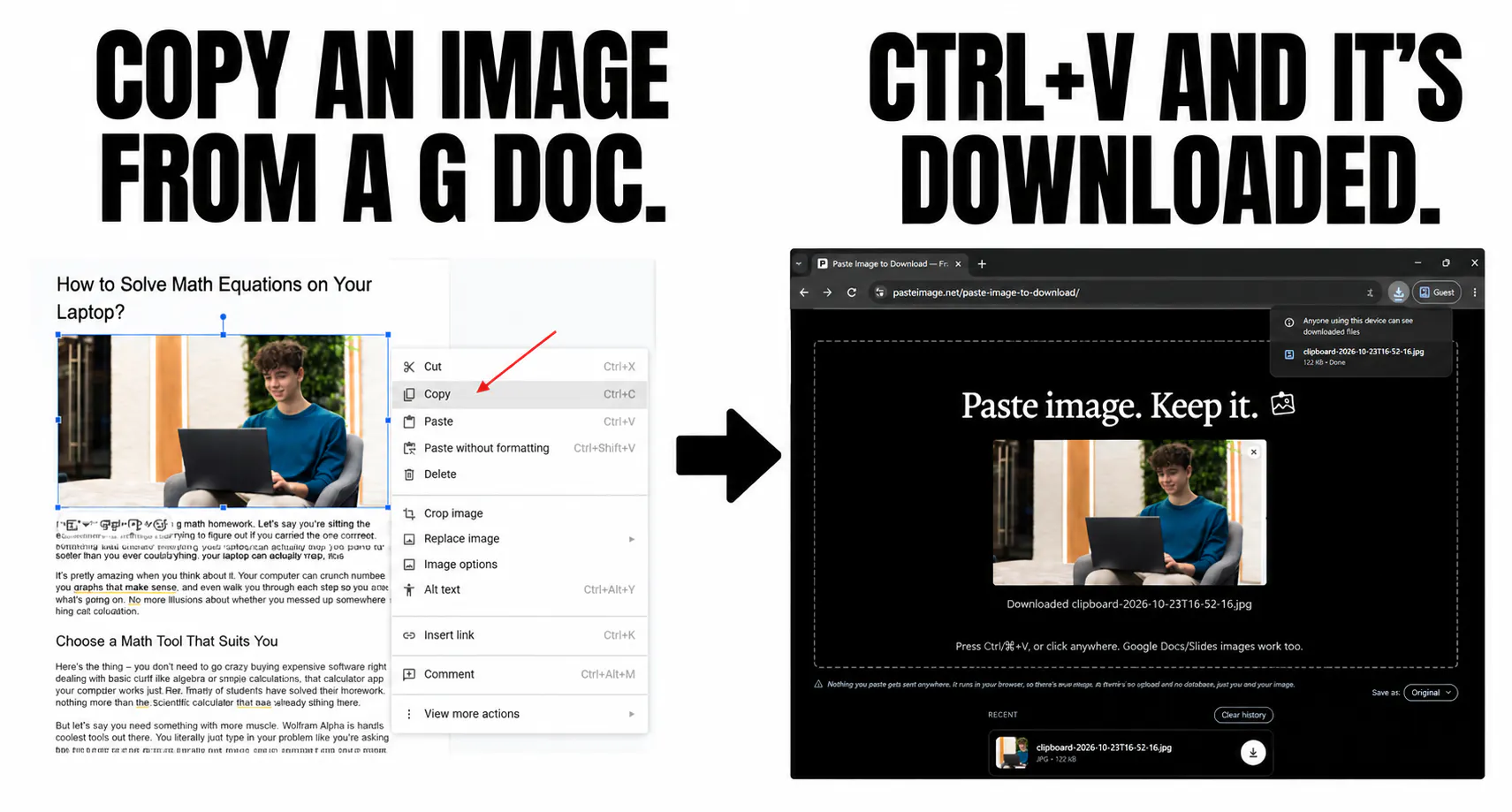 Paste Image to Download gallery image