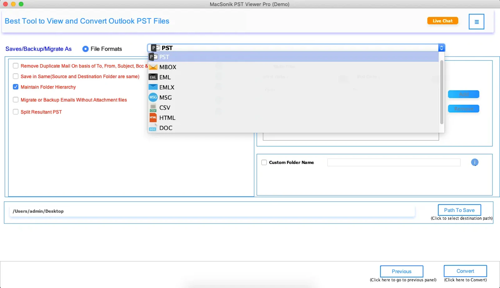 MacSonik PST Viewer Pro screenshot 4