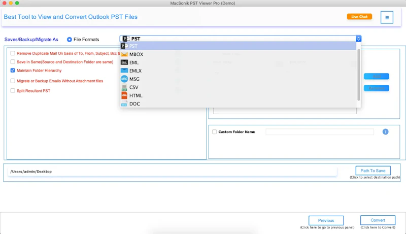 MacSonik PST Viewer Pro screenshot 4