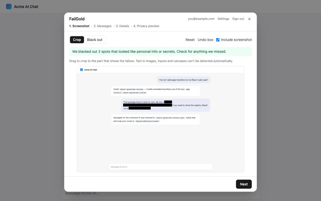 FailGold gallery image