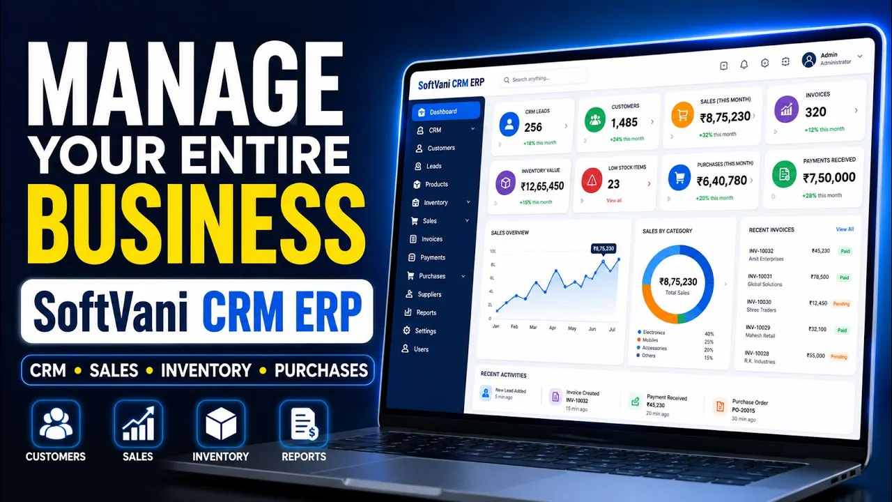 SoftVani CRM ERP gallery image