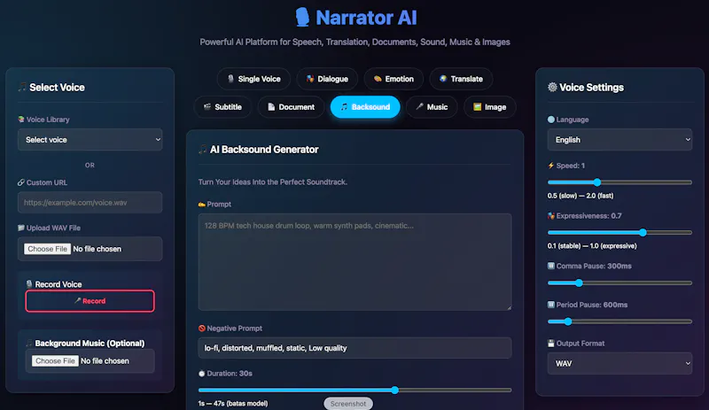 Narator AI screenshot 5