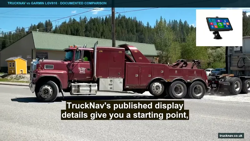 TruckNav screenshot 1 (video preview)