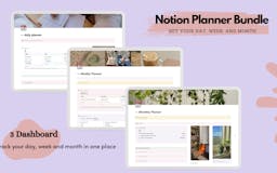 Notion Planner Bundle  media 1