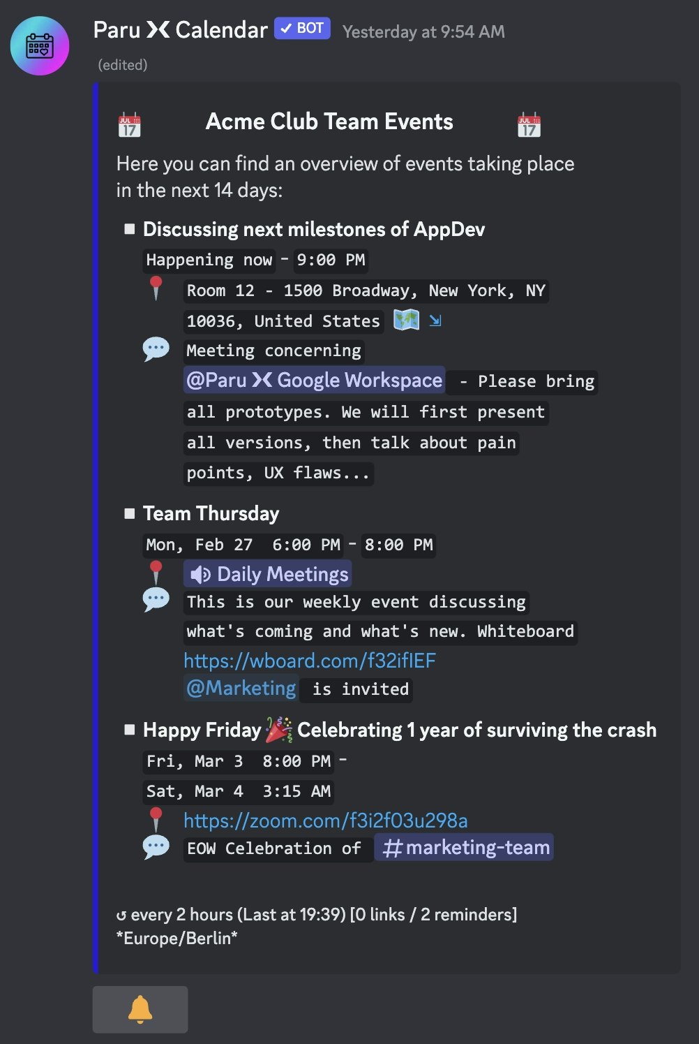 Nom ❯❮ Calendrier media 5