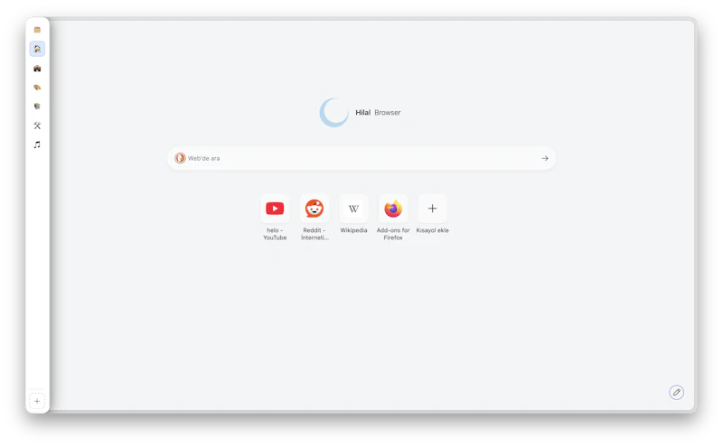Hilal Browser screenshot 1