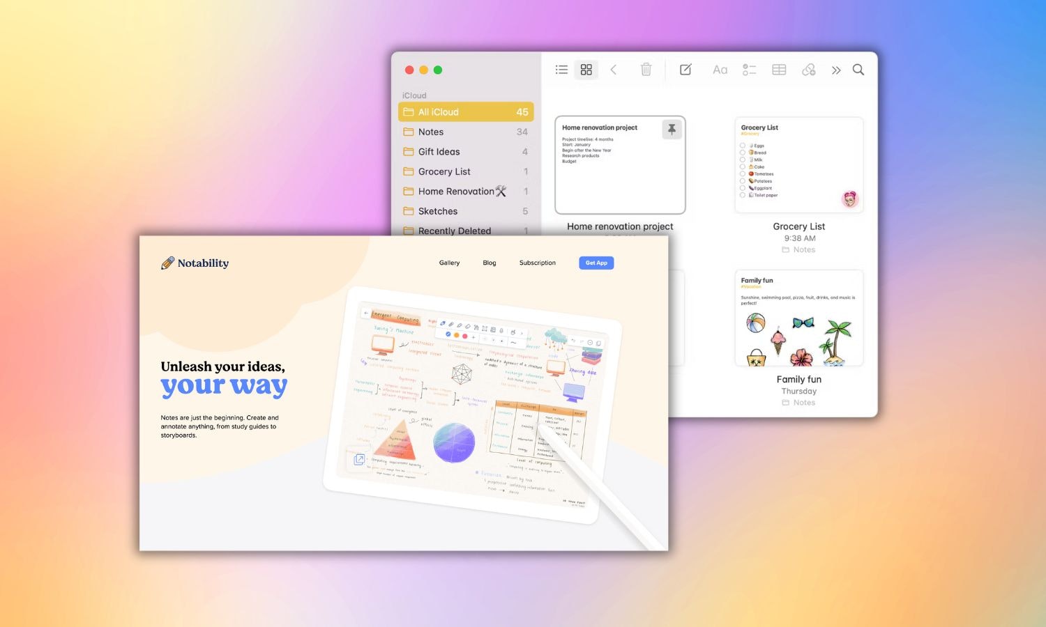 Best notetaking apps for iPad 2023 Apple Notes and alternatives Product Hunt