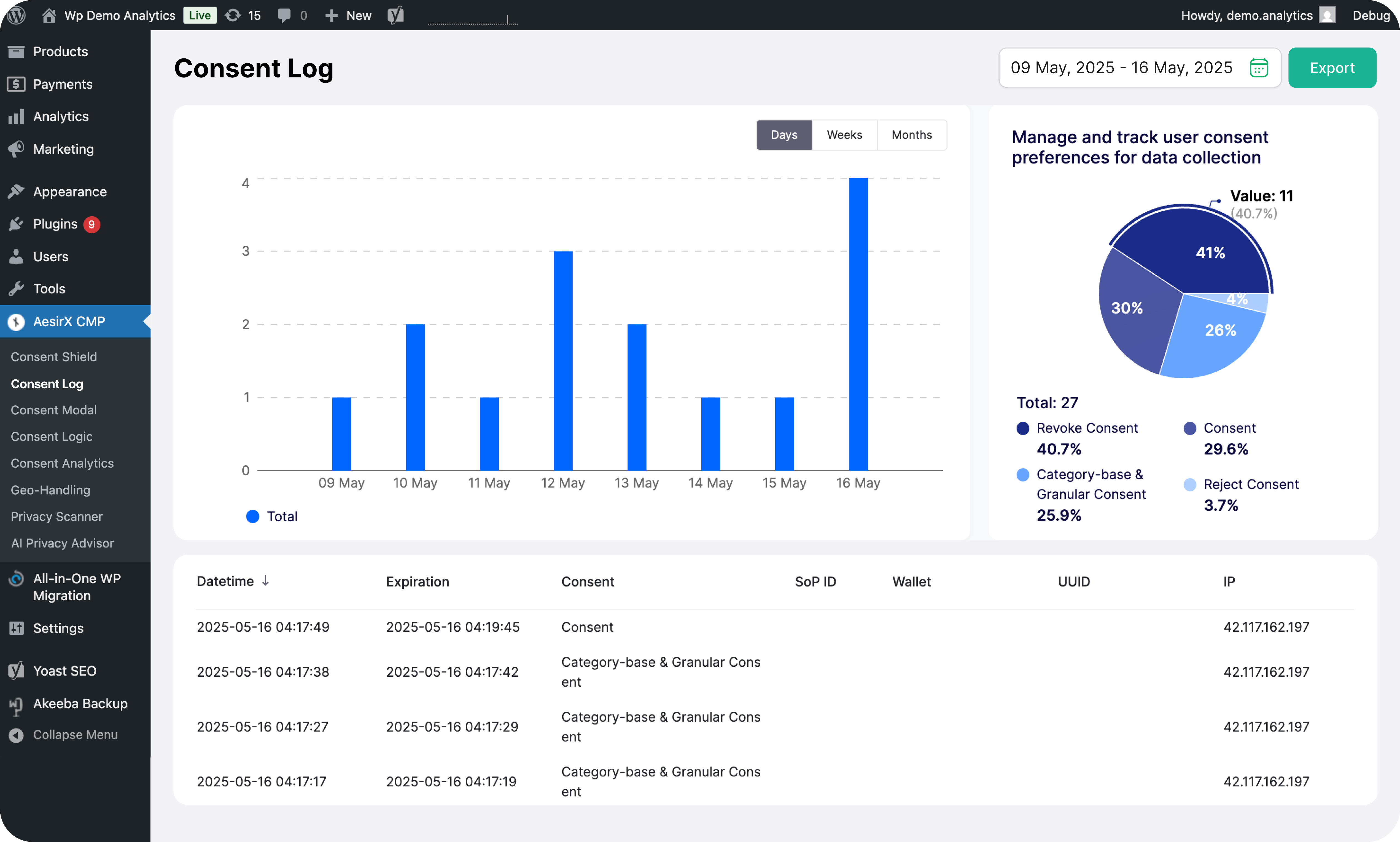 AesirX Consent Management Platform (CMP) media 4