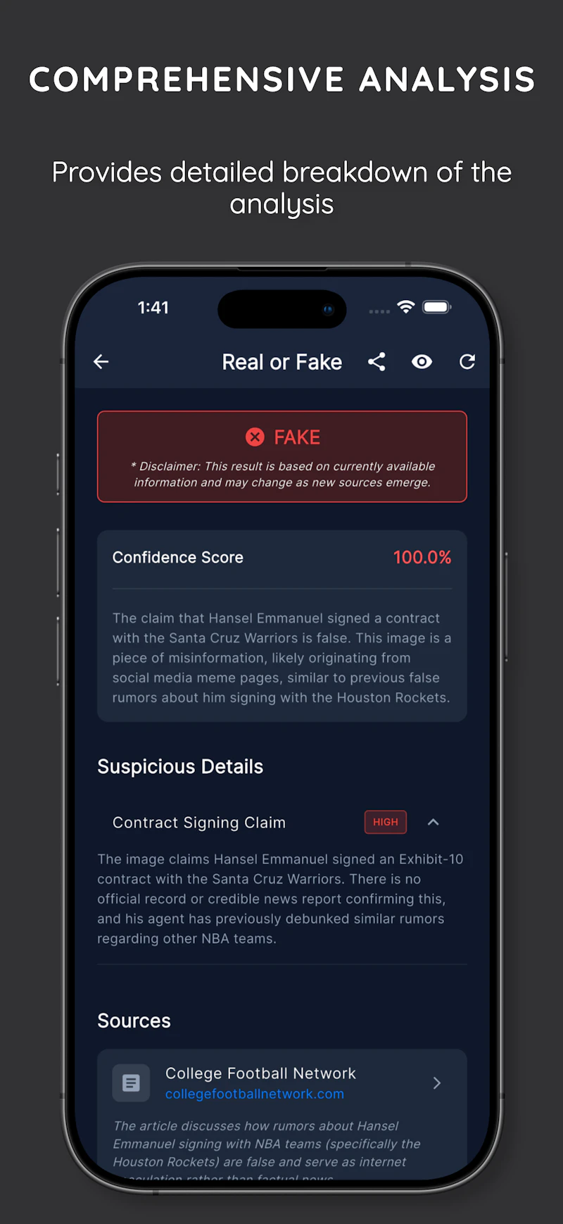 Real or Fake Scan screenshot 3