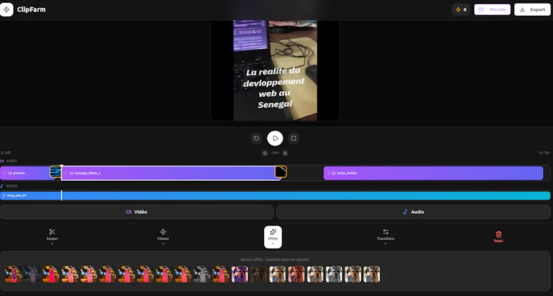 ClipFarmer .Crée des clips viraux  screenshot 2