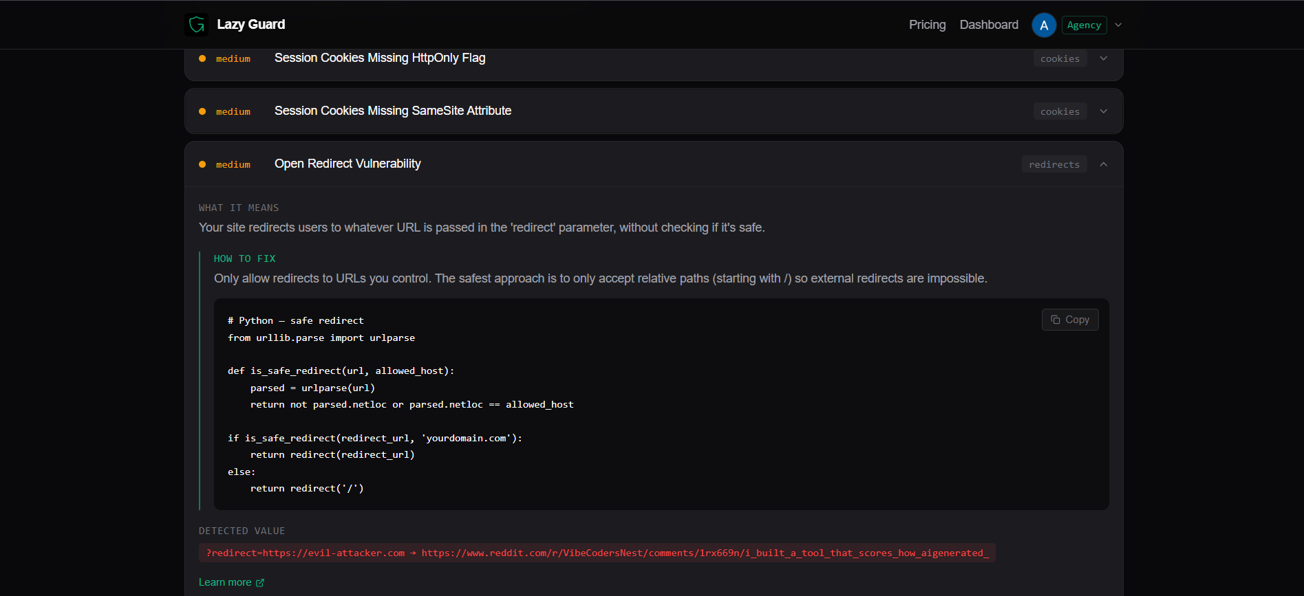 Lazy Guard - Simple Website Security gallery image