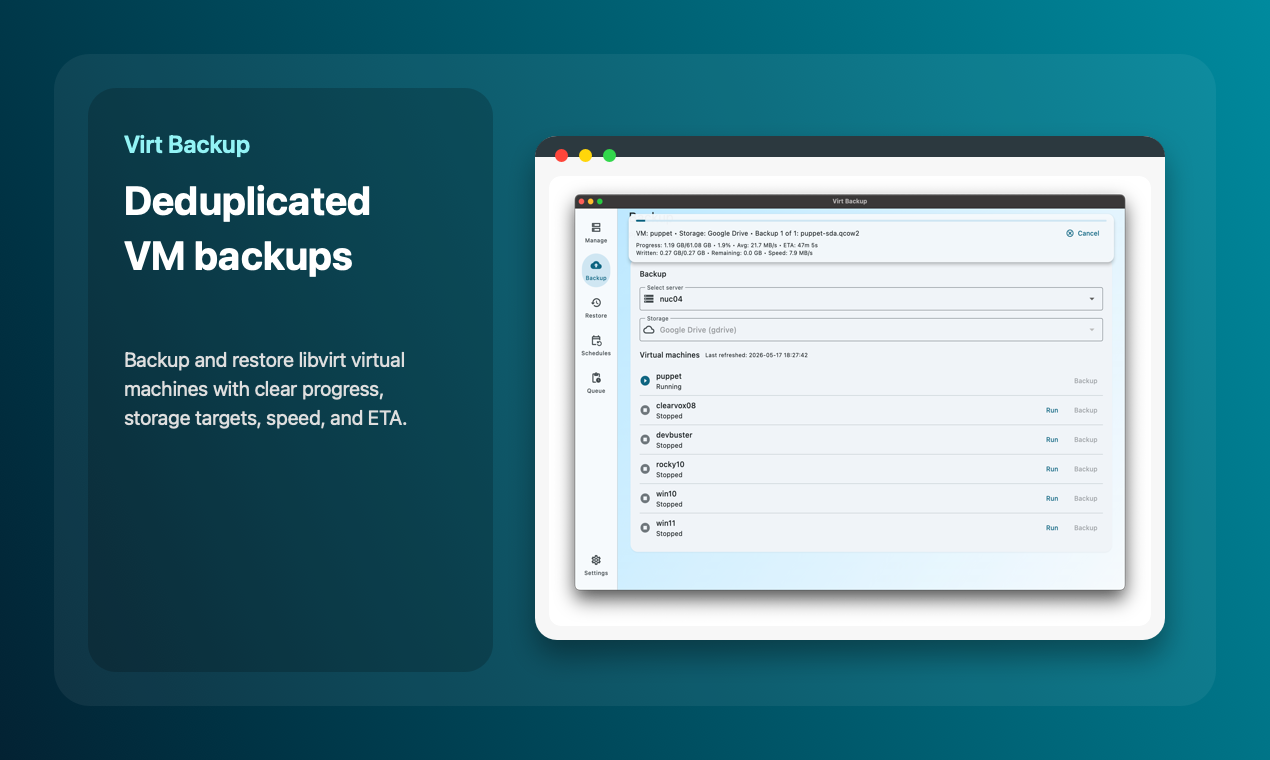 Virt Backup gallery image