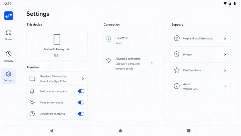 SyncPulse – File Transfer screenshot 9