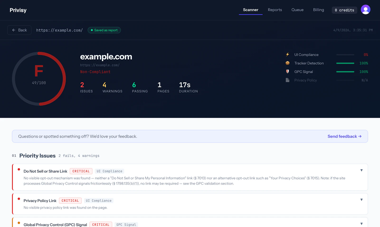 Privisy - Website Privacy Compliance screenshot 3