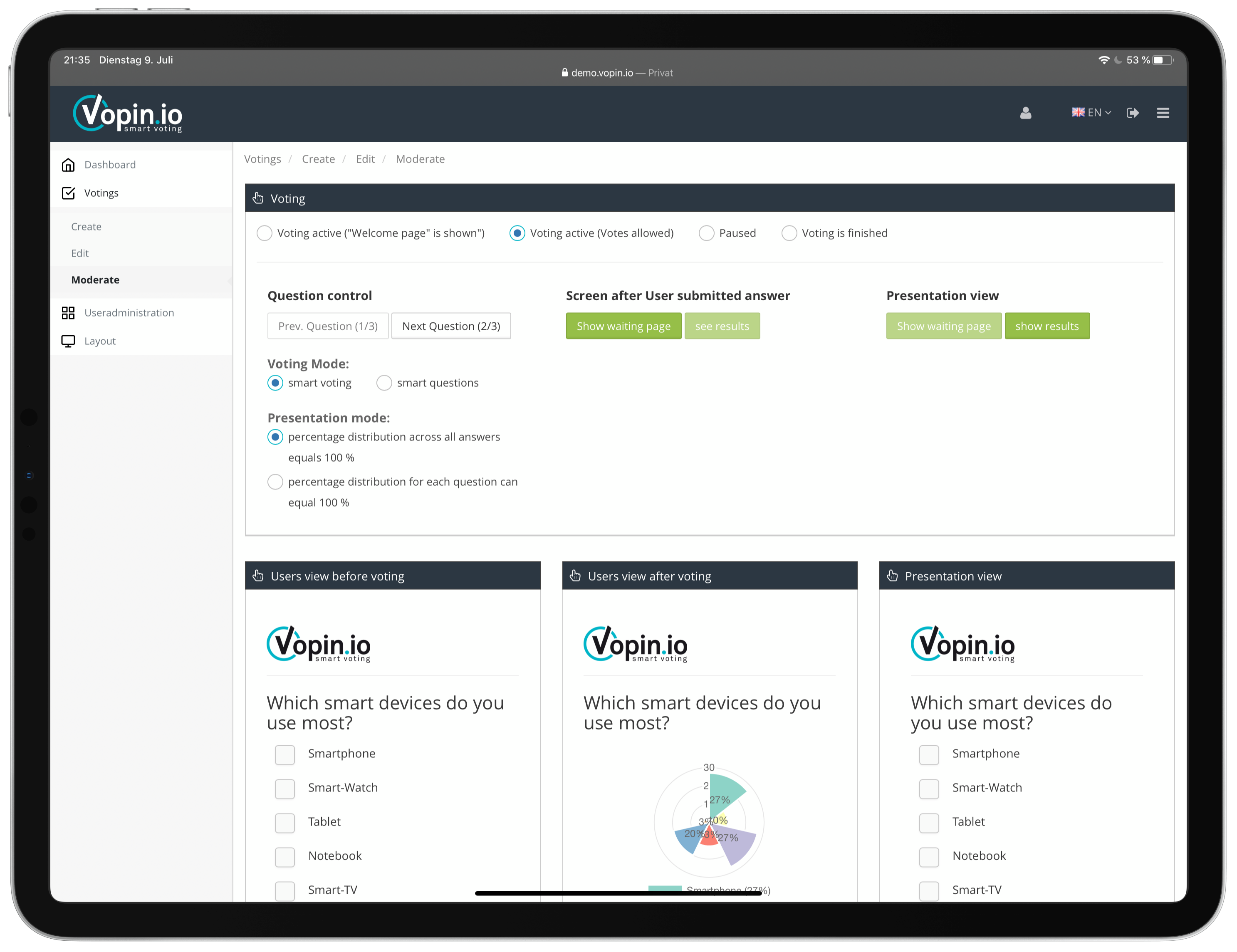 Vopin.io - Smart Voting gallery image