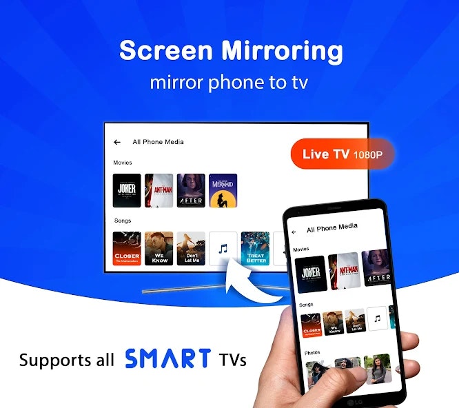 Proyector - HD Video Mirroring media 1