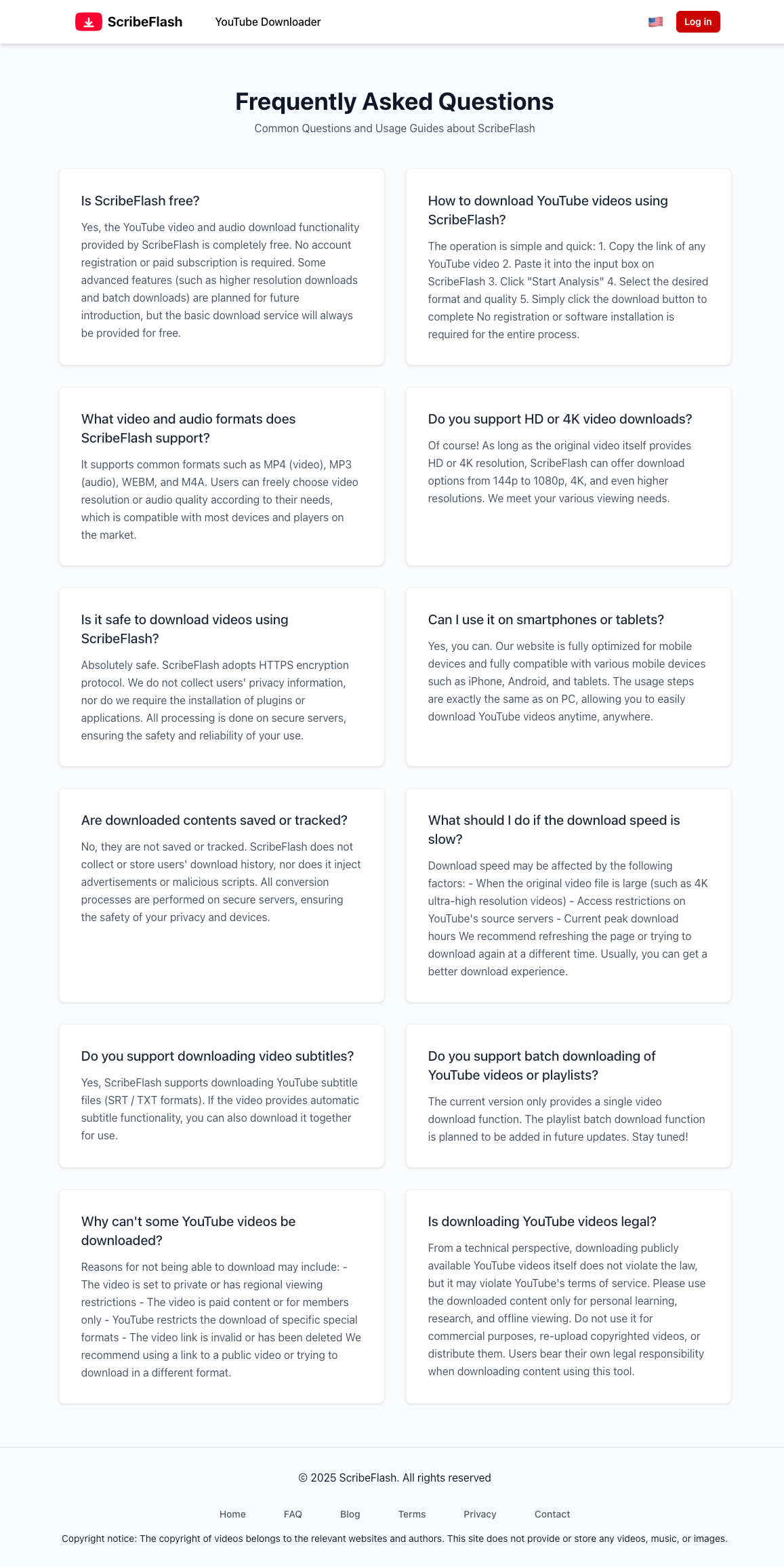 ScribeFlash - Screenshot 2 showing product features and functionality